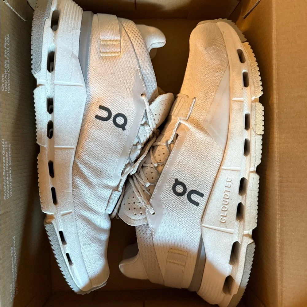On Running White Athletic Shoes - Picture 1 of 3